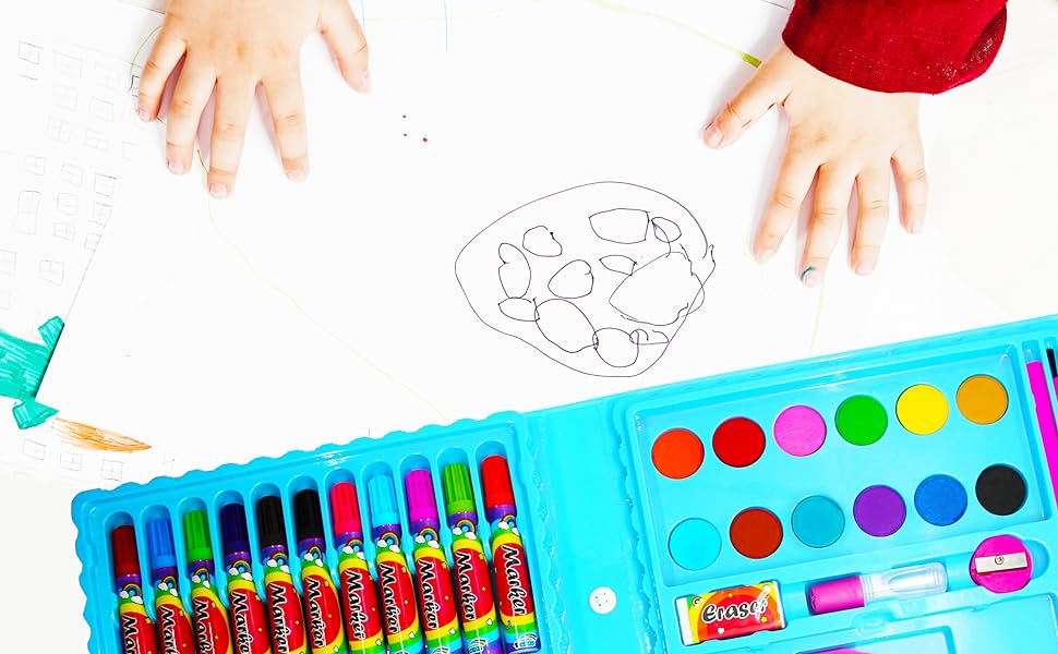 NIMU-86-Pcs-Mega-Deluxe-Painting-Art-Set-Art-and-Craft-Supplies-Great-Gift-for-Girls-and-Boys-Age-4--B08RNHHTPJ